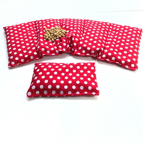🌟 2 er SET🌟 PUNKTE DESIGN 🌟 51 x 21 cm Dinkelkissen XXL Weizenkissen 🌟 - Bild 17 von 23