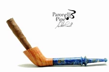 Brand new briar tuscany cigar pipe PARONELLI freehand handmade