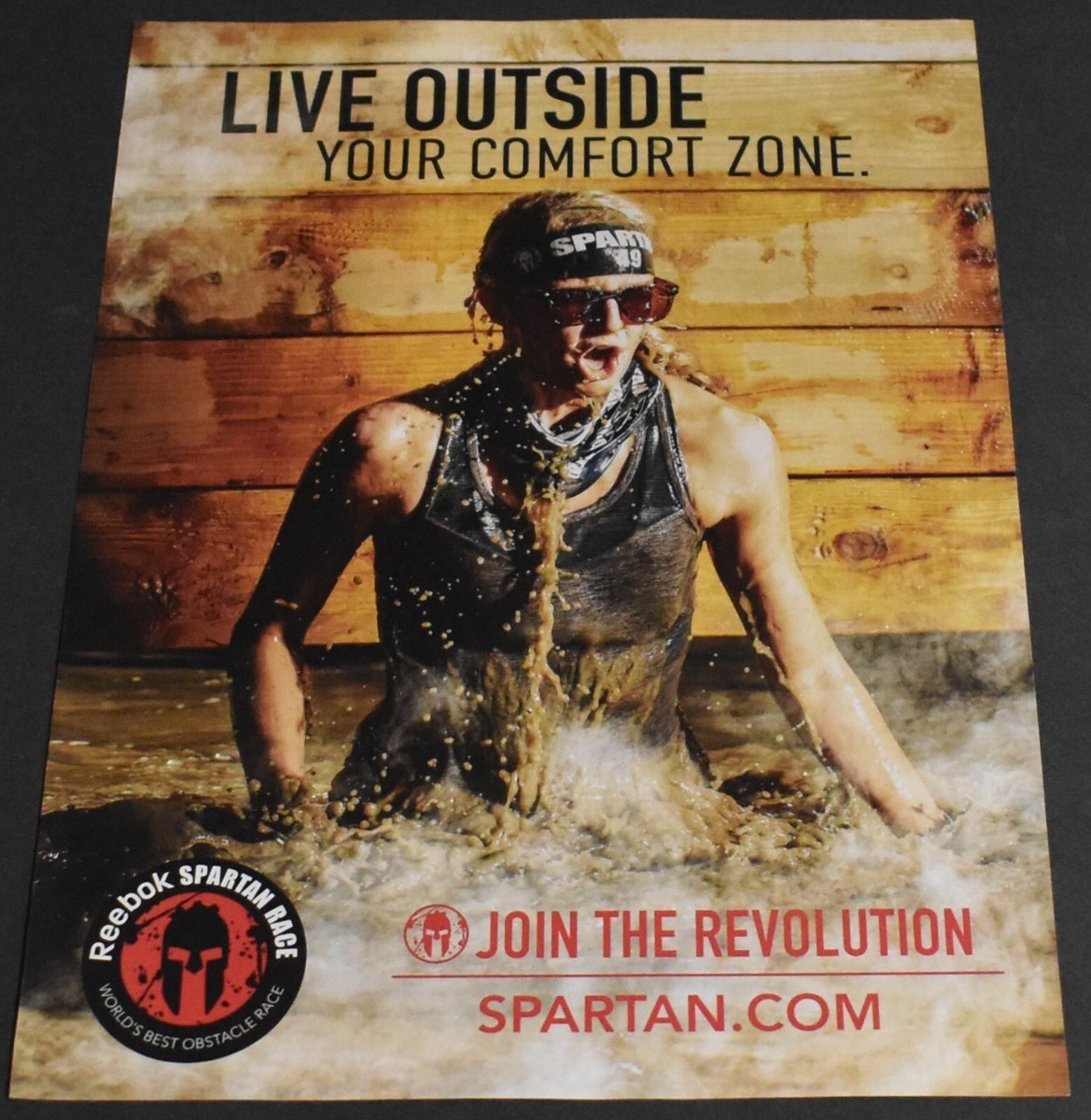 2016 Print Ad Reebok Spartan Race Live Outside your comfort Zone