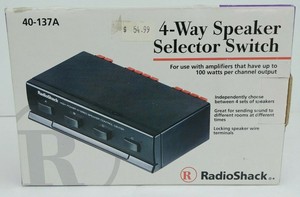speaker selector switch box