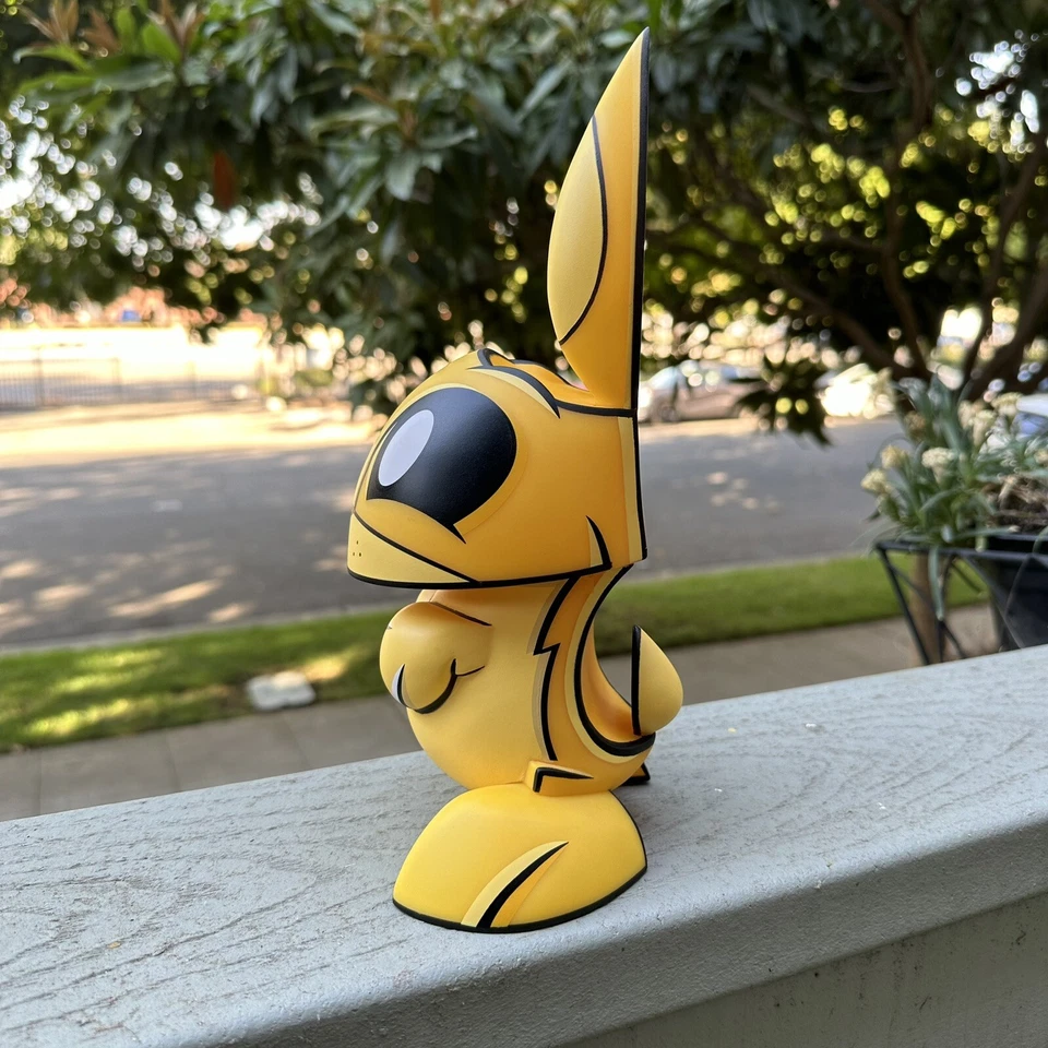 Joe Ledbetter Mr Bunny Yellow Chaos Bunnies 10" Vinilo JLED The Loyal Subjects Foto 3 de 4