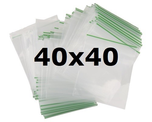 40 X 40 REUSABLE HEAVY DUTY SMALL SEALY GRIP ZIP LOCK CLEAR GUMMY BAGS BAGGIES - Picture 8 of 11