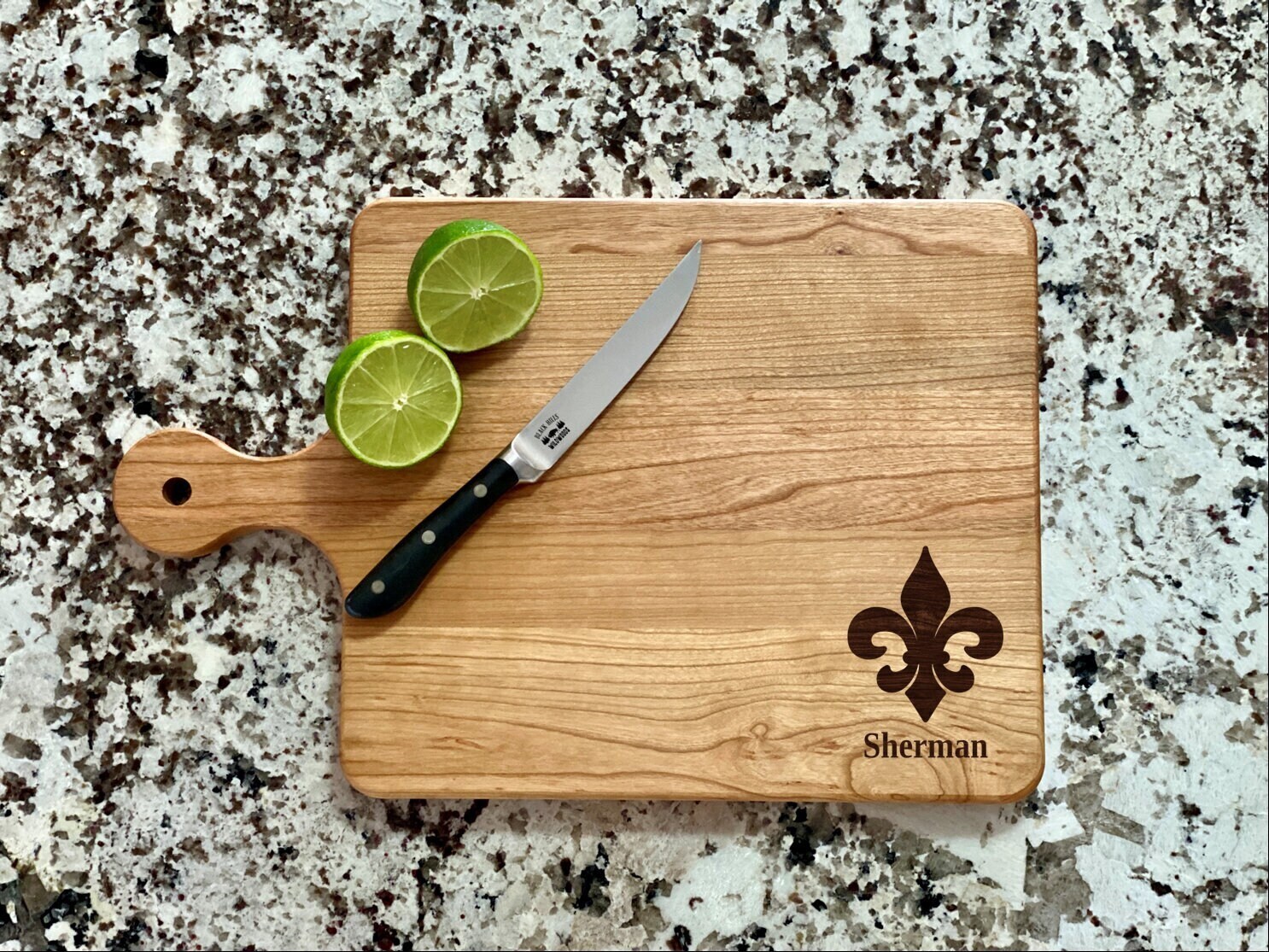 Fleur De Lis Cutting Board |  Love Marriage Charcuterie Board | Custom Serving