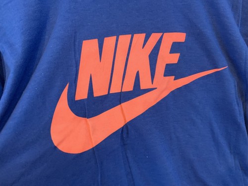 Vtg Nike T Shirt 1980’s Made in USA Single Stitch Blue Sz S NWOT NOS - Picture 3 of 8