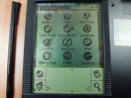 Visor Handspring Palm PDA Pocket PC Computer - Vintage WORKING FINE Hard case - 第 3/8 張圖片