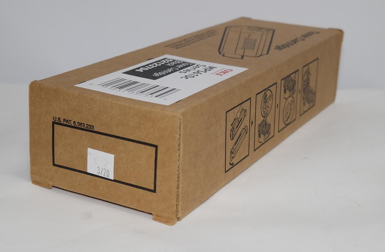 GENUINE OKI 52123704 LASER BLACK TONER CARTRIDGE FOR OKIDATA 
