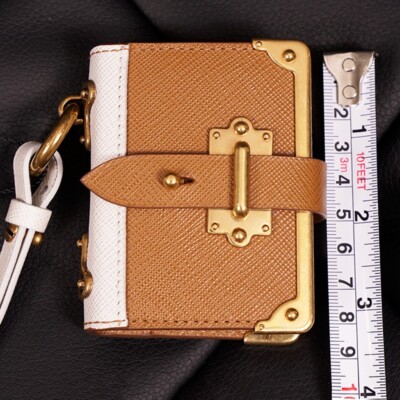 NEW $725 PRADA Tan Saffiano Leather CAHIER NOTE BOOK JOURNAL