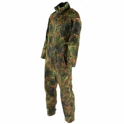 Original German army flecktarn camo overall suit combat tanker