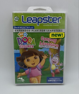 Leap Frog Leapster Nick Jr. Dora The Explorer Camping Adventure ...