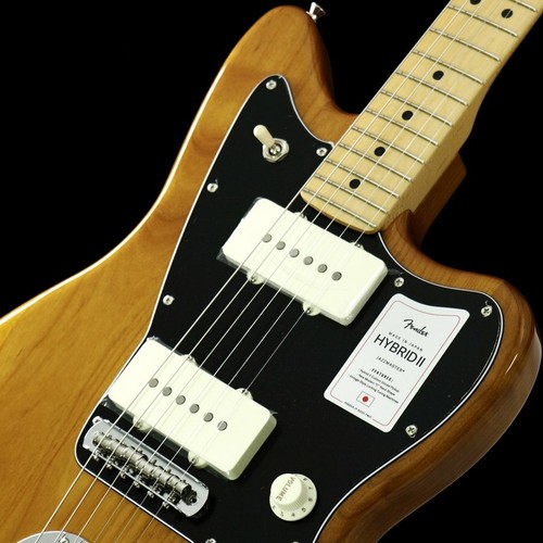 Fender Made in Japan Hybrid II Jazzmaster Maple Vintage Natural Electric Guitar - Picture 8 of 12