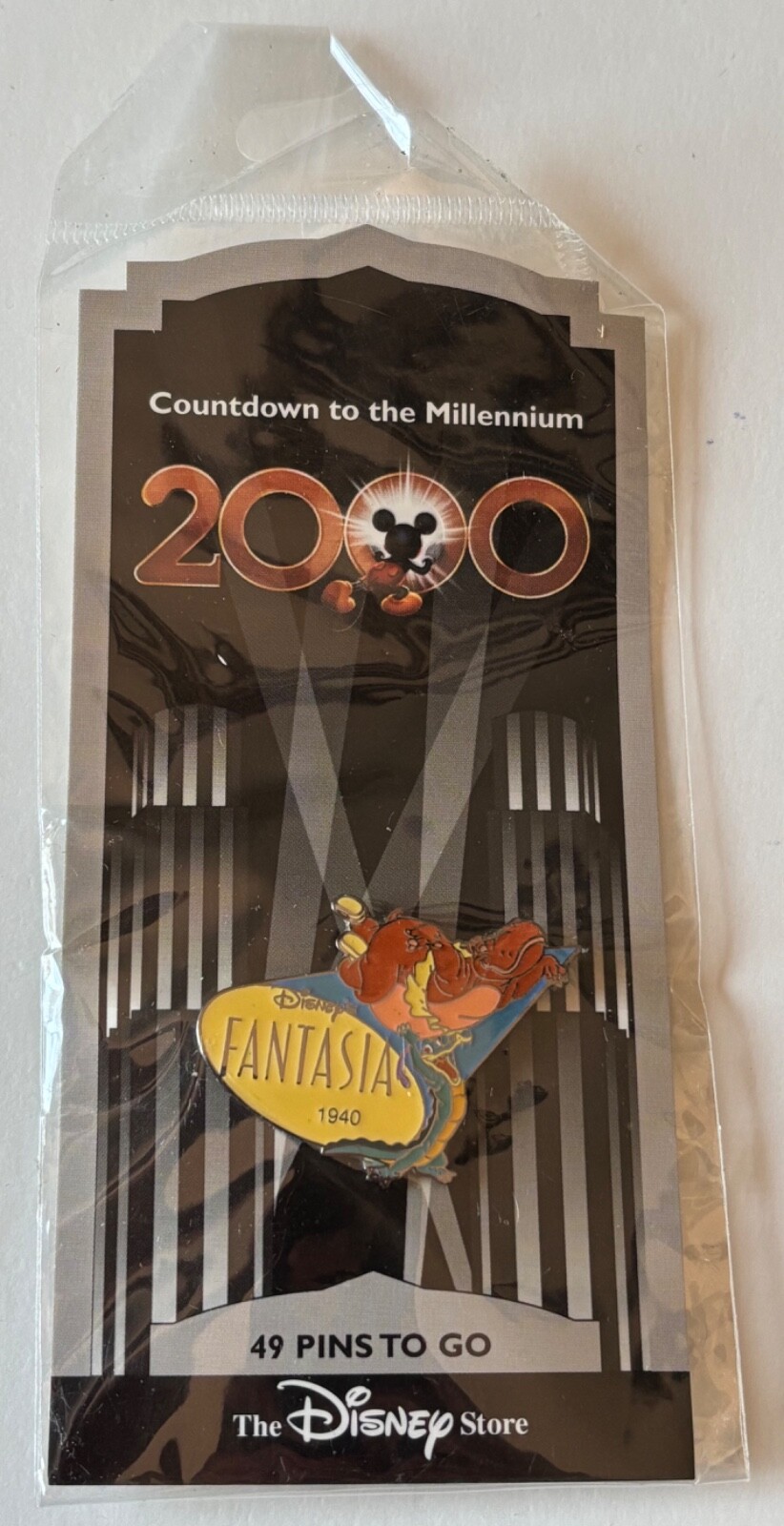 Disney Countdown to the Millennium Fantasia 1940 Pin #50 BRAND NEW SEALED