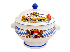 Weißwursttopf Größe 3 Liter, mit Deckel, Neu und Orginalwa Seltmann Weiden,