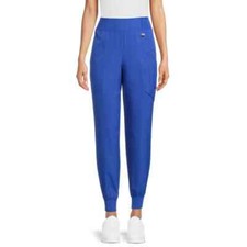 ClimateRight by Cuddl Duds Women s and Women's Plus Scrub Joggers, Blue