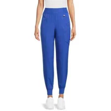 ClimateRight by Cuddl Duds Women’s and Women's Plus Scrub Joggers, Blue