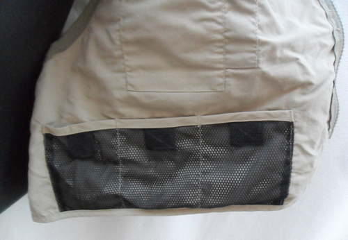 VINTAGE ORVIS FLY FISHING VEST MENS TAN KHAKI Super Tac-L-Pac XL 25 POCKETS - Picture 10 of 11