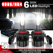 9006 LED Headlight Bulb Conversion Kit Low Beam White Super Bright 6500K