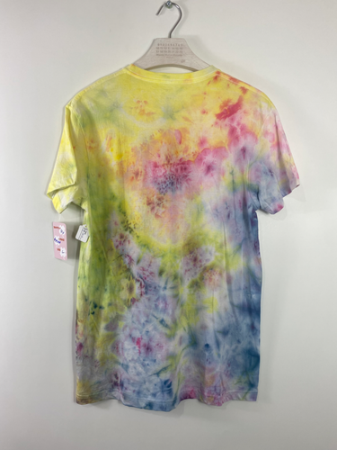Monet, Lily's, Tie Dye Shirt, Unisex Over Sized Yellow Multi-color Large Graphic - Bild 2 von 2