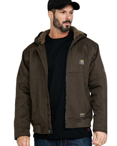 Ariat Men's Rebar Dura Canvas Zip-Front 