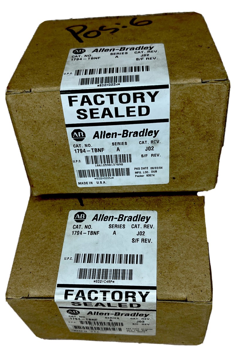 Allen-Bradley 1794-TBNF SerA Flex I/O Terminal Base 96176673 Rev A01 USED - Industrial