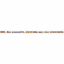 Train on the Track on Sure Strip Mural Wallpaper Border GK9007BD