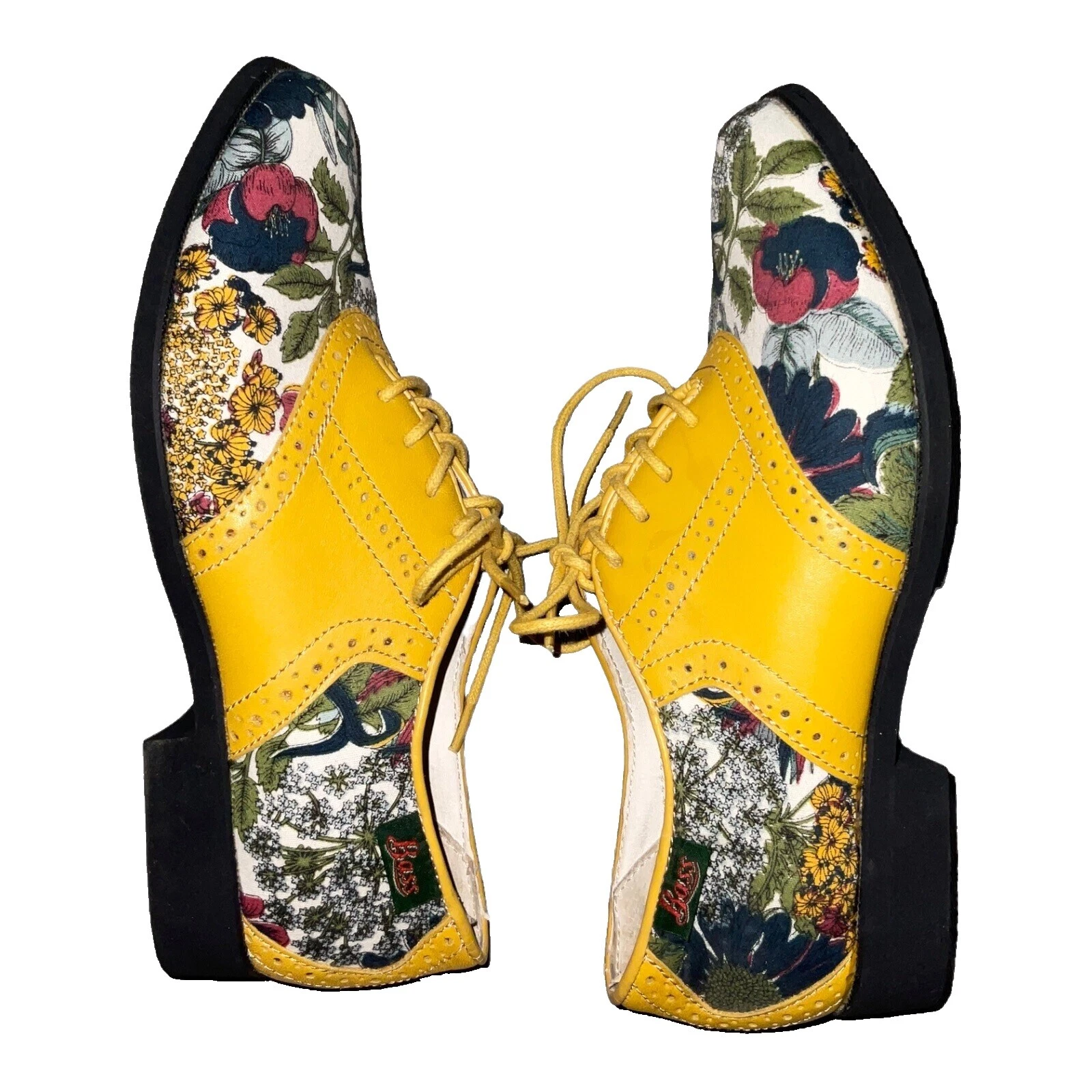 Parte superior de cuero Floral Bass Mujer