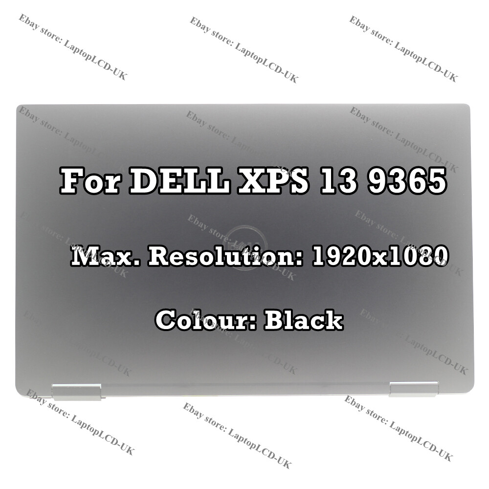 13.3"" For Dell XPS 13 9365 FHD LCD Display Touch Screen Assembly Complete 07W2X9