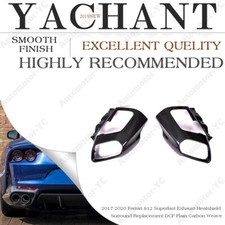 DCF Exhaust Heatshield Surround Replacement For 17-20 Ferrari 812 Superfast