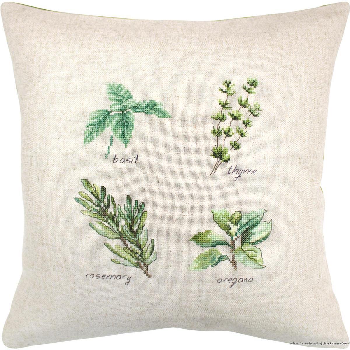 Luca-S counted Cross Stitch kit Pillow ""Spices"", 40x40cm, DIY
