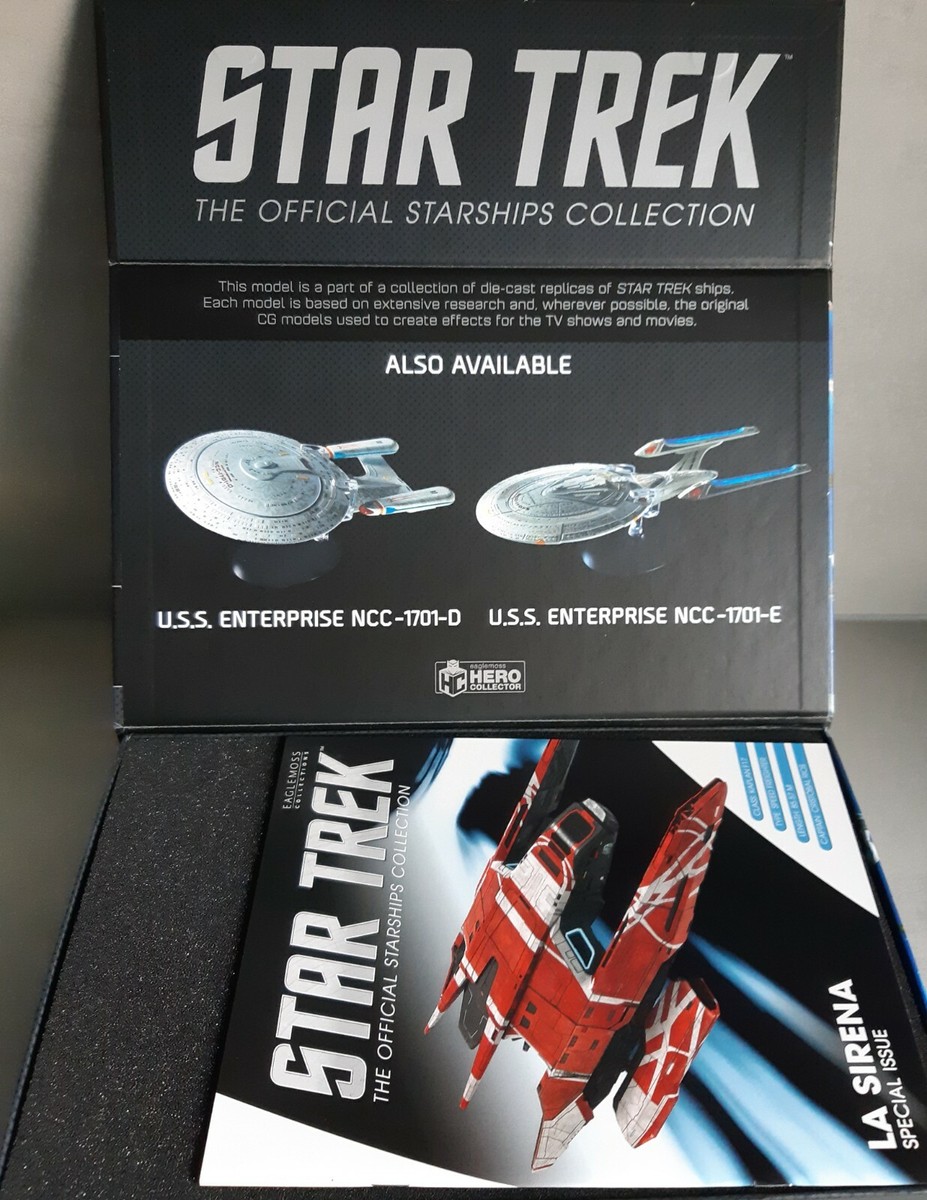 Vaisseau Spatial La Sirena XL Edition - Collection Officielle Star Trek Universe Par Eaglemoss, Modèle Détaillé 26 Cm, Avec Magazine
