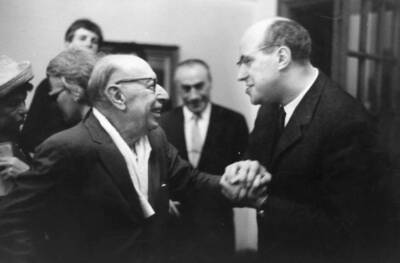 1964 Russian Composer Igor Stravinsky OLD PHOTO