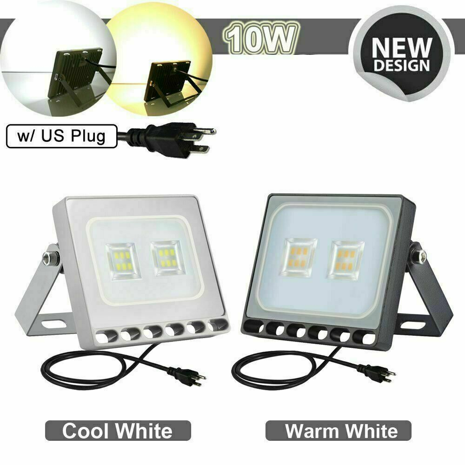 10W500W Watt Led Flood Light Outdoor Security Garden Yard Spotlight