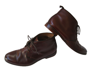 ALDO CHESTNUT LEATHER CHUKKA BOOT MEN display picture 3