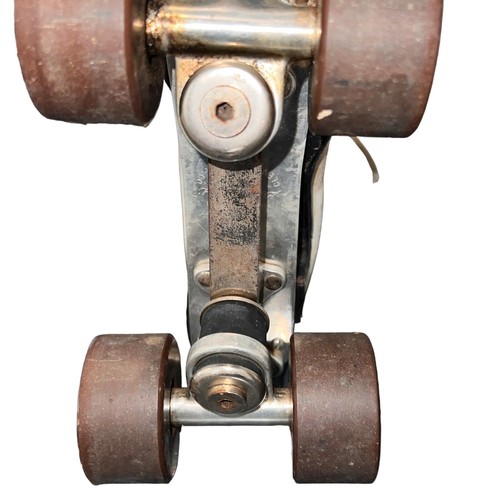 VTG White Hyde Roller Skates Fo-Mac Wheels Cleveland Model 200 Women Size 6 - Picture 17 of 20