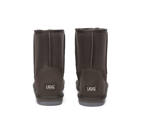 AUSTRALIAN SHEPHERD® UGG Boots Men Sheepskin Wool Nonslip Short Boots Large Size - Picture 16 of 31