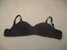 42C ADORE ME Womens Black Lined Wireless Back Closure Adjustable Demi Bra 4J