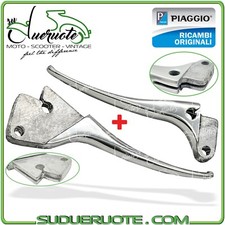 COPPIA LEVE FRENO E FRIZIONE LEVA PER VESPA 98 125 BACCHETTA FARO BASSO APE A B