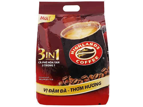 Instant Coffee 3 in 1 Highlands Coffee 680gr, bonus Traditional Coffee 200 gr