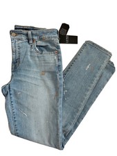NWT 99.95 Lauren Ralph Lauren Skinny Leg Blue Jeans Size 4  27 Waist 