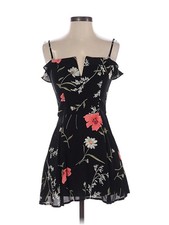 Flynn Skye Women Black Casual Dress S