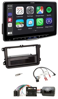 Alpine Lenkrad USB Bluetooth DAB Autoradio für Skoda Fabia 5J 2007-2014