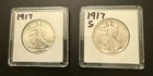 Set of 2 Walking Liberty Half Dollar Silver Coin 1917 & 1917-S (Reduced) Price