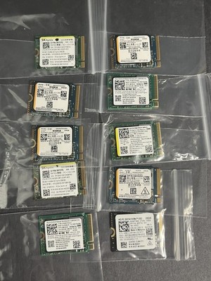 (LOT OF 10) 256GB SSD NVMe M.2 PCIe Solid State Drive *Tested/Working*