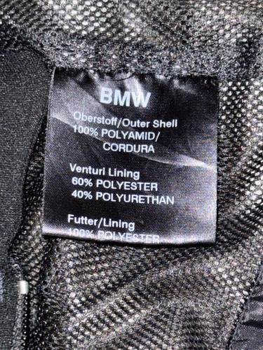 BMW Motorcycle Jacket Size XL Biker Nylon Lightweight Reflective Cordura Riding - Picture 3 of 6