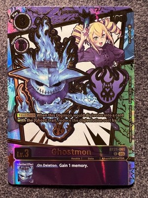 Digimon Card Game Ghostmon BT21-065 Comon NM