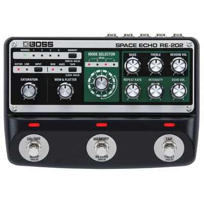 Boss RE-202 Space Echo Reverb and Delay Pedal