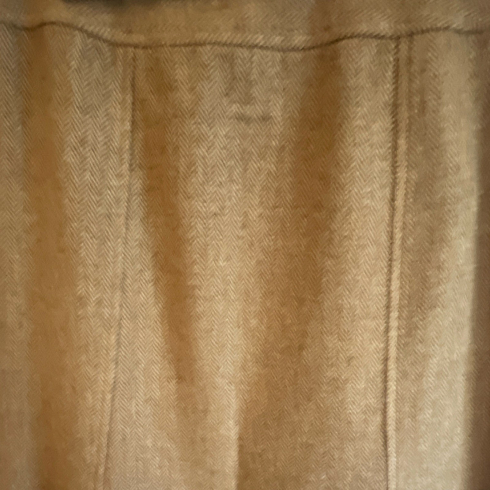 Talbots Petites Wool Herringbone Button Front A-L… - image 3