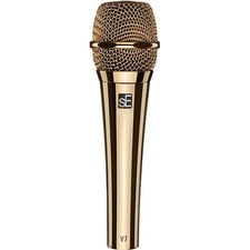 SE ELECTRONICS V7 GOLD SuperCardioid 24 Carat Gold-Plated Live Performance Mic