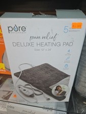 Pure Enrichment Electric Deluxe podkładka grzewcza 12" x 24" 4 ustawienia szara