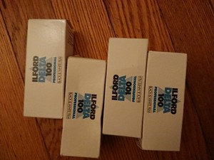 4 Rolls of Ilford Delta 100 Professional - B&W 120 Film