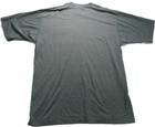 Gray VTG men's short-sleeve shirt with tall 80s pocket, single stitch, and USA made label on back.